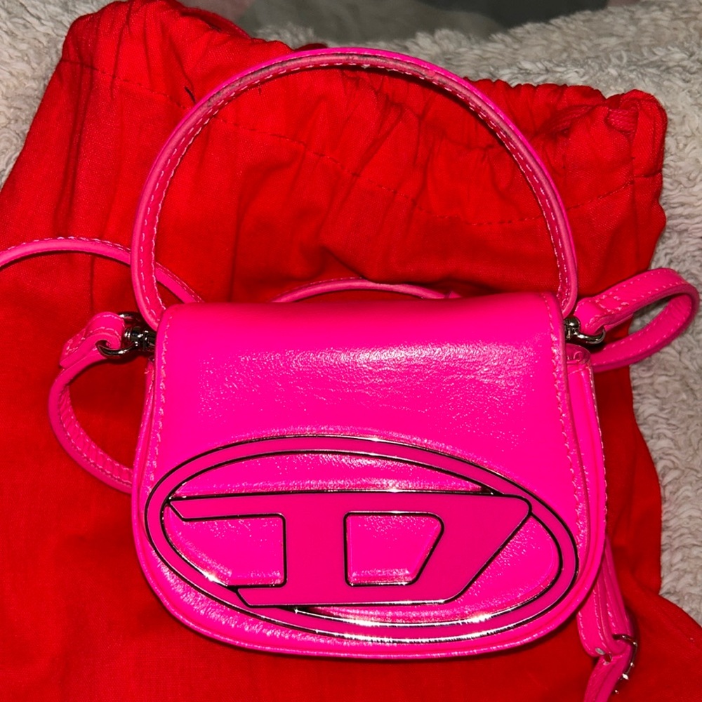 1DR XS LEATHER CROSSBODY PINK